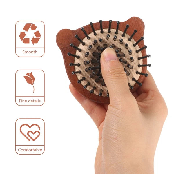 Bear Massage Comb Hair Brush Scalp Head Scratcher Massager Combs