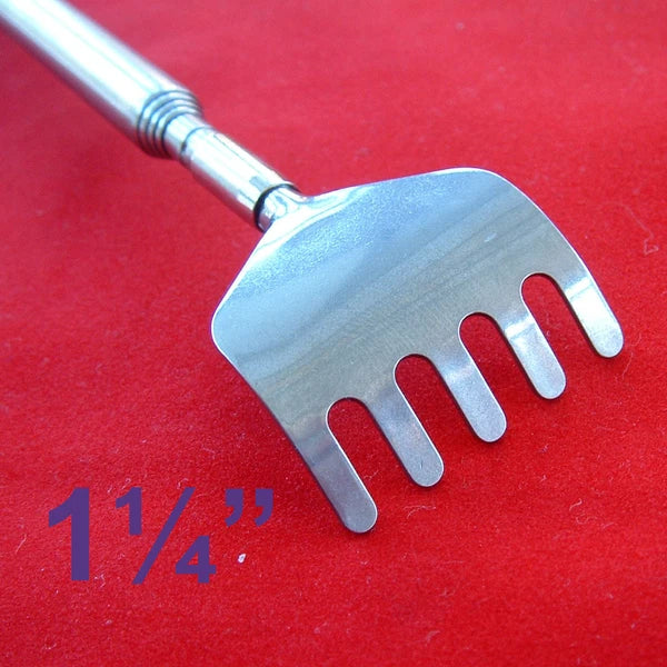 Plain Telescoping / Telescopic Metal Back Scratcher with Pen Clip (MrSales)