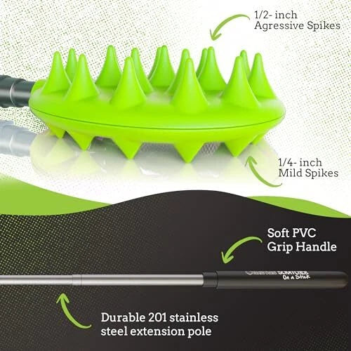 Double Sided Telescoping Back Scratcher Itch Reliever, Extendable Upto 24.5 Inch