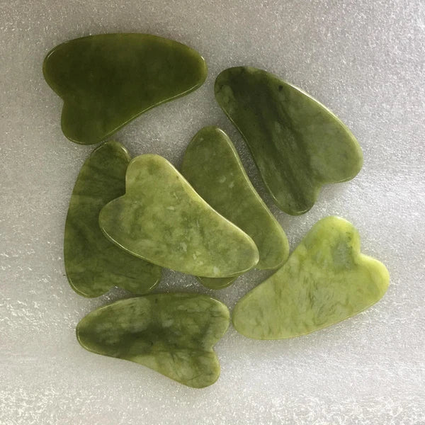 Natural Jade Gua Sha Board Facial Body Massage Chinese Medicine Scraping Tool
