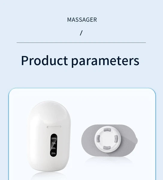 Smart Cervical Spine Massager with Remote 15min Timer 450mAh Rechargeable