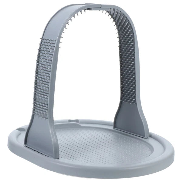 Arched Wool Rubbing Device Cat Groom Back Scratcher Massage Board