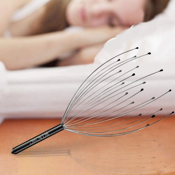 2 Pack Head Scalp Massager Gifts for Women Men, Stocking Stuffers White Elephant