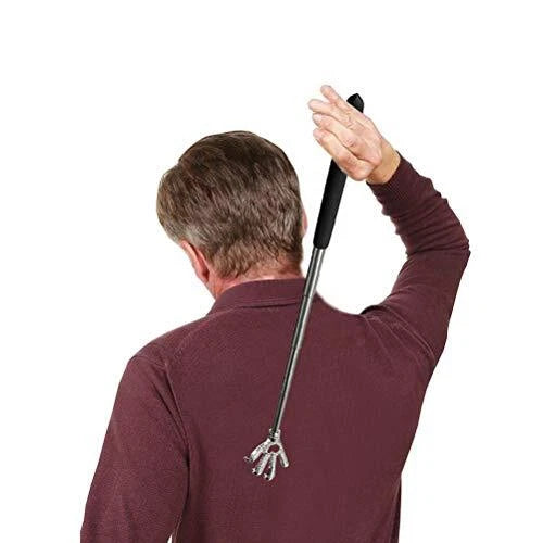 6Pack Telescoping Back Scratcher Extendable Metal Back Scratcher for Itch Relief