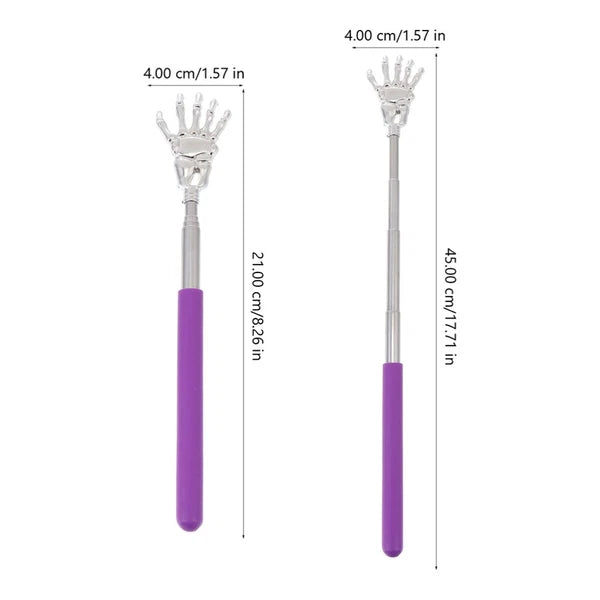 4 Pcs Massage Scratcher Child Metal Back Scratching Tool Retractable