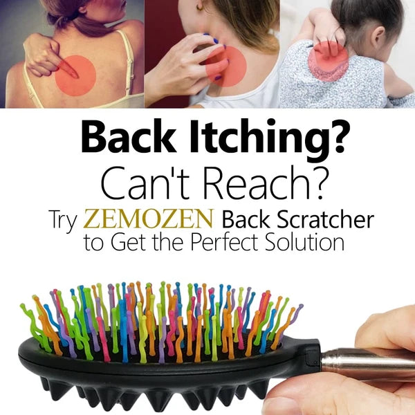 Back Scratcher - Metal Back Scratcher for Men, Large Bristle Back Scratcher f...
