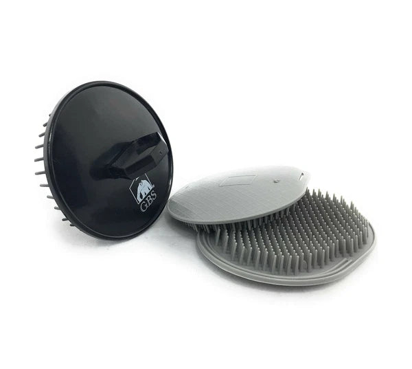 GBS Soft Pocket Shower Palm Hair Brush 1.48 OZ Massager Head Scratcher 3 Pack