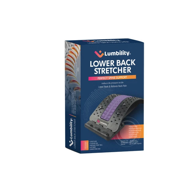 Back Stretcher Kit Cushion Pad, Massage Ball Resistance Band and Drawstring Bag