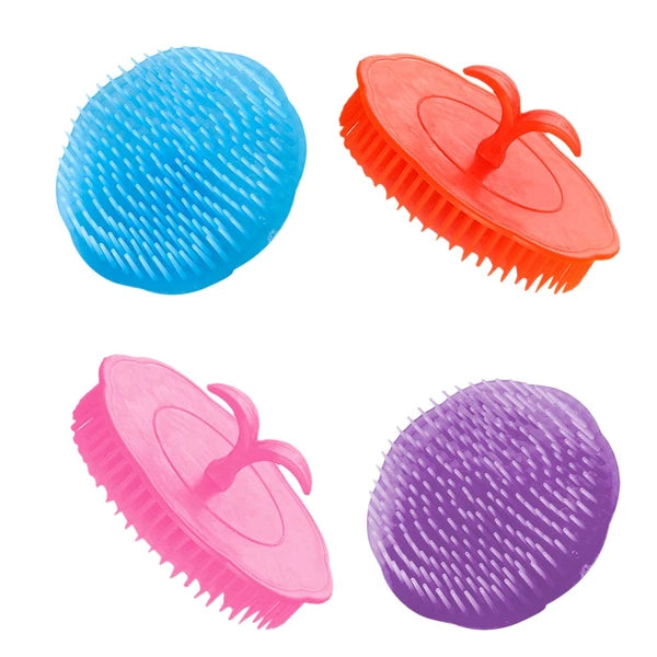 4 Pcs Shampoo Brush Man Scratcher for Dandruff Hair Scalp Massager
