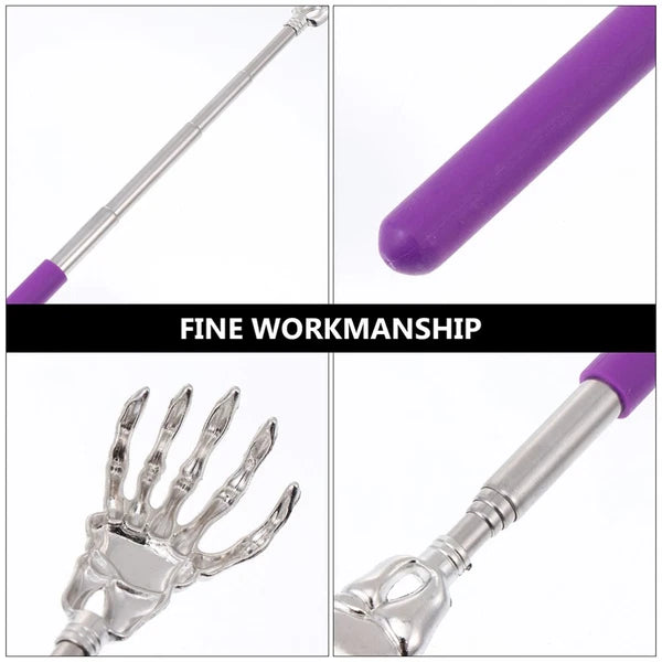 4 Pcs Massage Scratcher Child Metal Back Scratching Tool Retractable