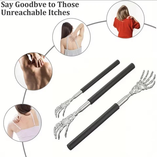 Back Scratcher Portable Extendable Stainless Steel Telescoping Back Scratcher
