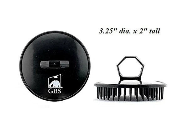 GBS Soft Pocket Shower Palm Hair Brush 1.48 OZ Massager Head Scratcher 3 Pack