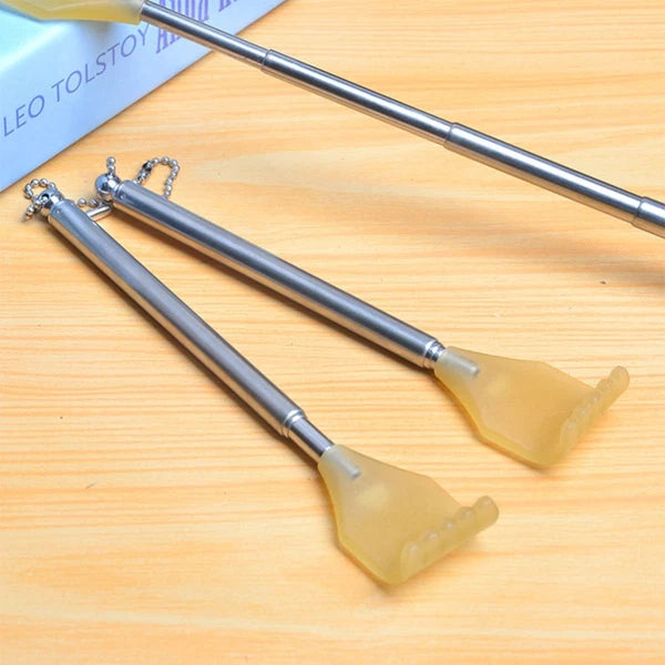 2 Pieces Plastic Head Horns Tickled Novelty Back Scratcher Practical Massager