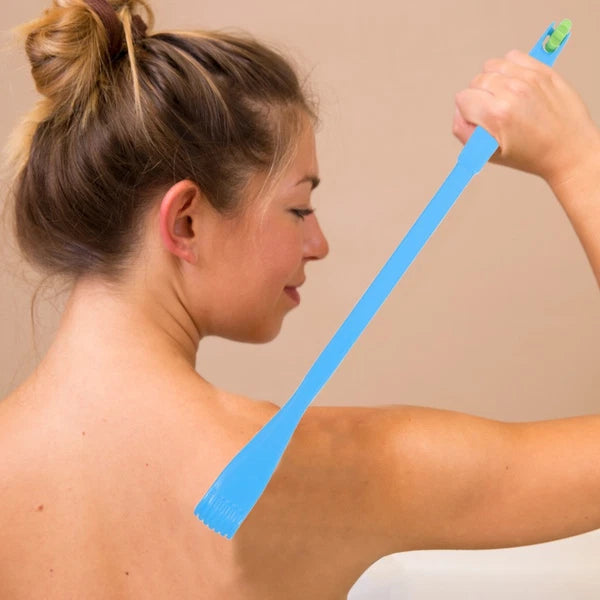 2 Pcs Itch Rake Massager Telescopic Back Scratcher Hand Travel Long