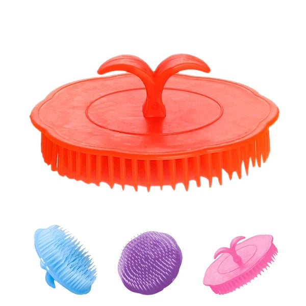 4 Pcs Shampoo Brush Man Scratcher for Dandruff Hair Scalp Massager
