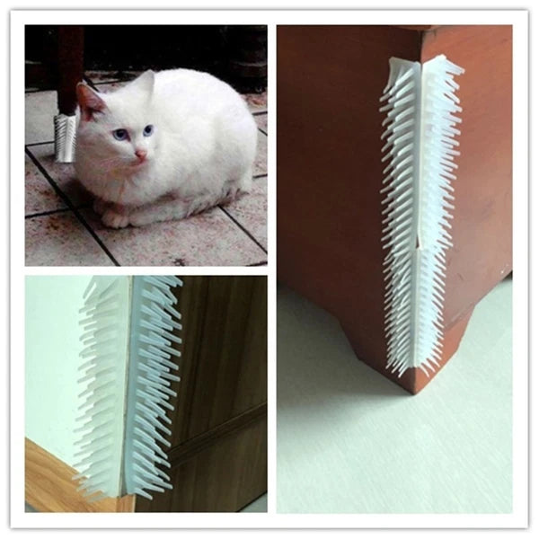 4 Pcs Cat Massager Corner Hair Scratcher Cats Pet Grooming Brush