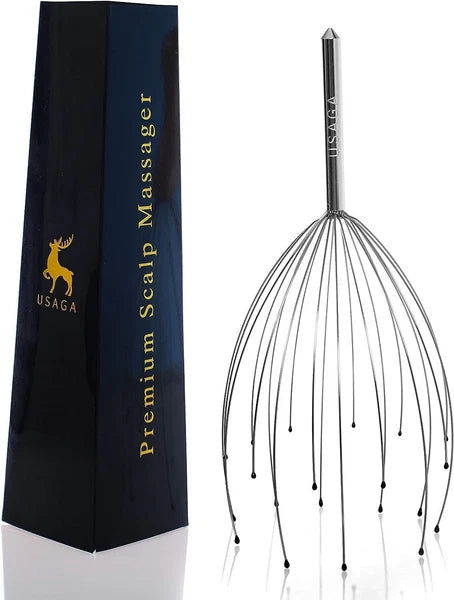 Adjustable Aluminum Head Scratcher - Ideal for Stress Relief & Relaxation