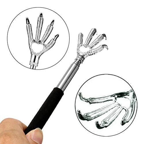 6Pack Telescoping Back Scratcher Extendable Metal Back Scratcher for Itch Relief