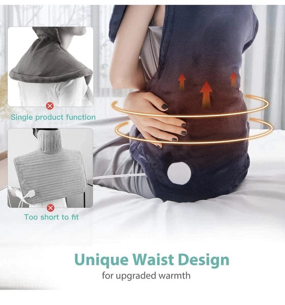 Homech HM-BD005 Heating Pad for Back Pain and Cramps, 35 x 27 Inch