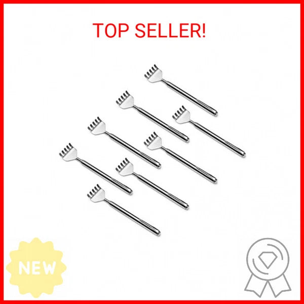Claw Back Scratcher Extendable, Metal Portable Telescopic Backscratchers 8 Pack