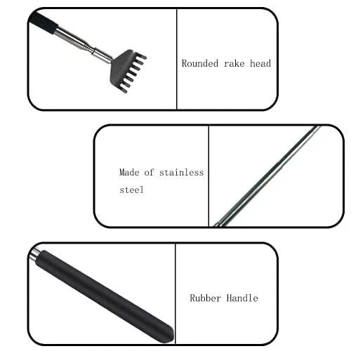 Back Scratcher, Portable Extendable Back Scratcher, Telescopic Back Scratcher,