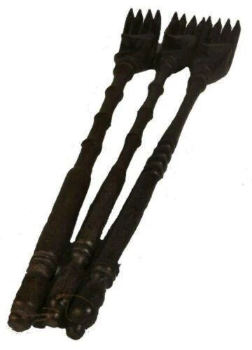 Fair Trade Hand Carved And Painted Balinese Wooden Back Scratcher 44Cm Massager