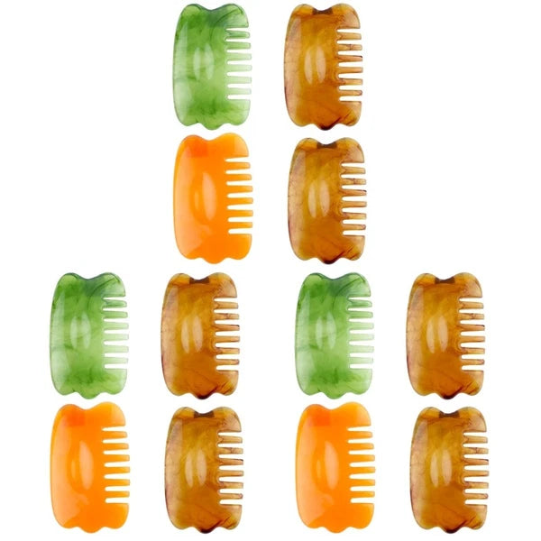 3 PCS Massage Comb Scraping Board Head Massager Scalp Scratcher Hair