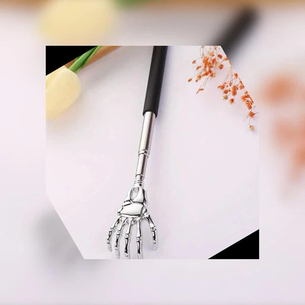 GRIP BEAR CLAW/RAKE BACK SCRATCHER Metal Extending Massager  Black