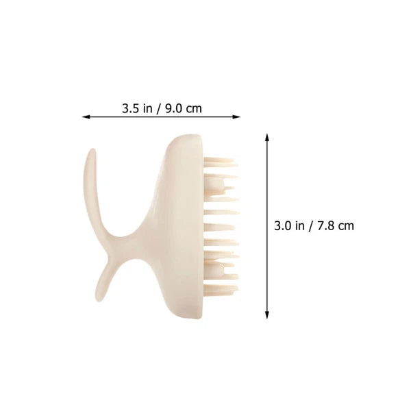 2pcs shower brush head scratcher massager brain massager helmet hair massager-