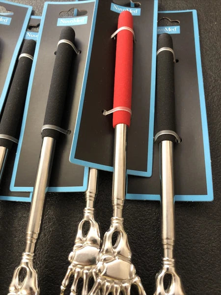 Lot of 12 NuvoMed Hand Shaped Backscratcher, Collapsible 8 to 22 Inches [NEW]