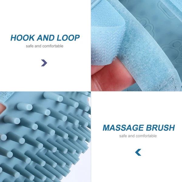 Cat Scratcher Silicone Massage Brush Bridegroom Massager for Cats Soft