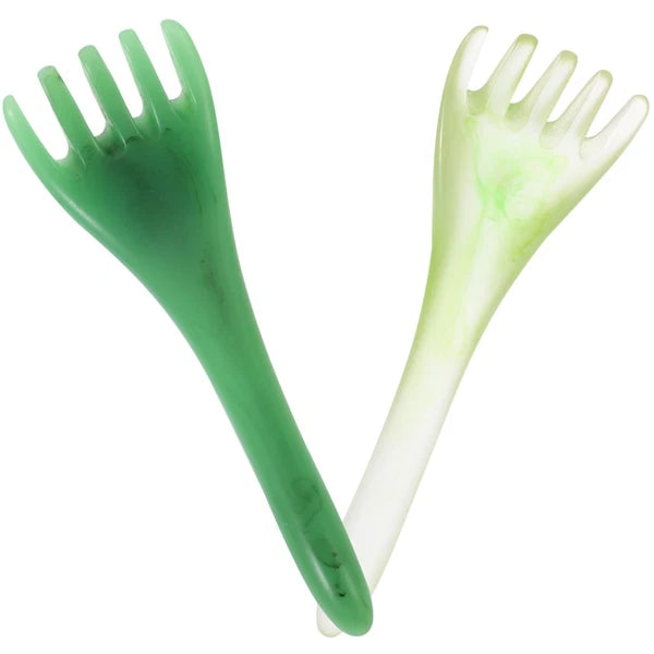 2 Pcs Head Therapy Comb Massage Claw Miss Resin Scalp Massager Scratcher Tool