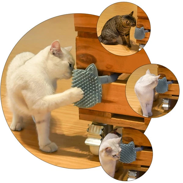 Board Massage Grooming Brush Cat Scratchers Pet Cleaning