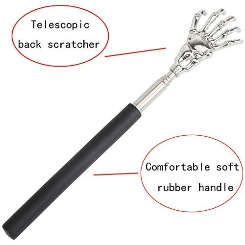 1-Pack Skeleton Hand Back Scratcher Portable Extendable Telescopic Ghost 1 PC