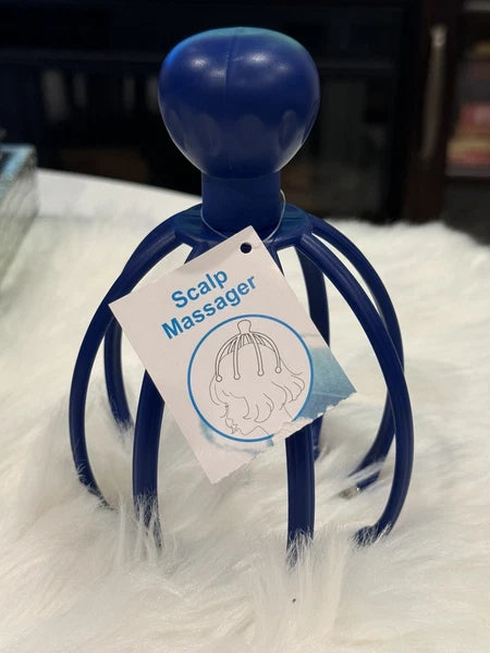 Head Massager/Scratcher, Massaging Scalp Help Relax, Calm Stress, w/ Steel Ball