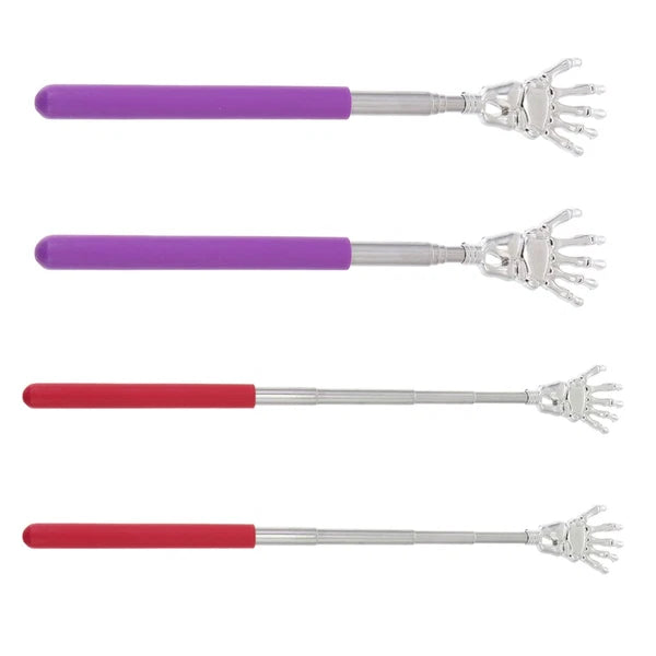 4 Pcs Massage Scratcher Child Metal Back Scratching Tool Retractable