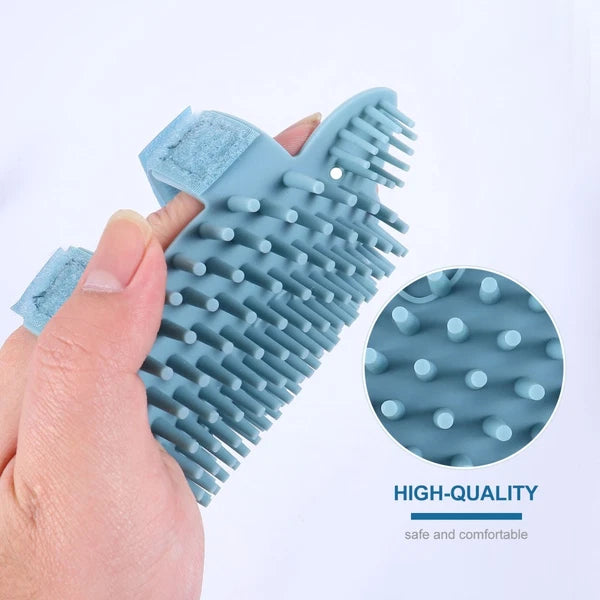 Cat Scratcher Silicone Massage Brush Bridegroom Massager for Cats Soft