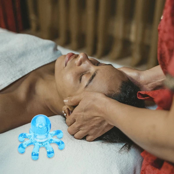 6 Pcs Massager Neck Octopus Massage Head Hair Scratcher Massage Scalp Massagers