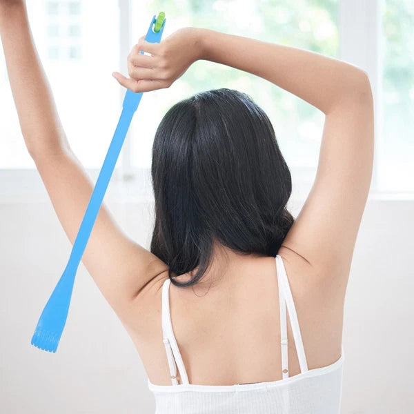 2 Pcs Itch Rake Massager Man Telescopic Back Scratcher Hand Long