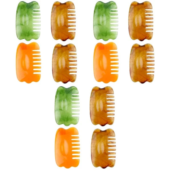 3 PCS Massage Comb Scraping Board Head Massager Scalp Scratcher Hair