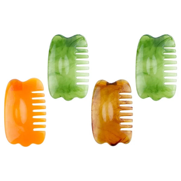 4 Pcs Massage Comb Board Head Massager Scalp Scratcher