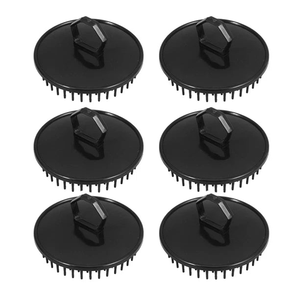 6 Pcs Head Massager Dandruff Comb for Women Hair Scratcher Scalp