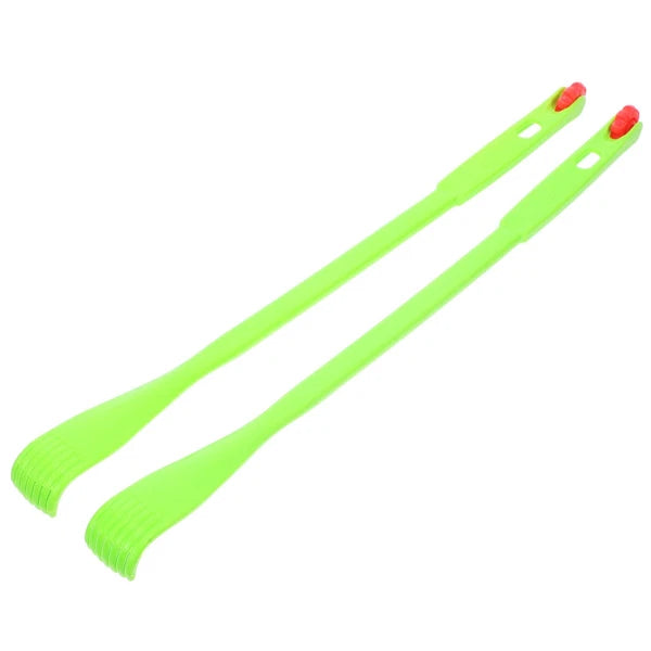 2 Pcs Itch Rake Massager Telescopic Back Scratcher Hand Man Travel Tools