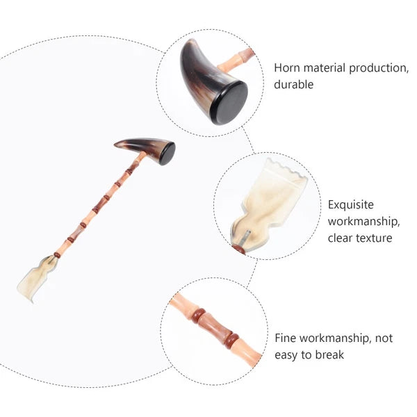 Itchy Horns Pet Massager Back Scratcher Hand Ox Massaging Hammer Itching Relief