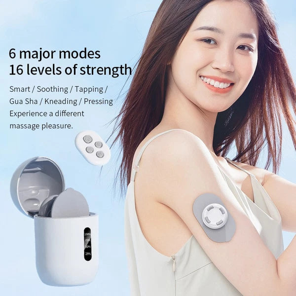 Smart Cervical Spine Massager with Remote 15min Timer 450mAh Rechargeable