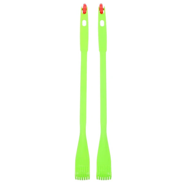 2 Pcs Itch Rake Massager Telescopic Back Scratcher Hand Man Travel