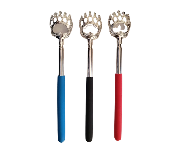 Back Scratchers Bear Claw Telescopic  Long Hand Instant Itch Relief 3pc set