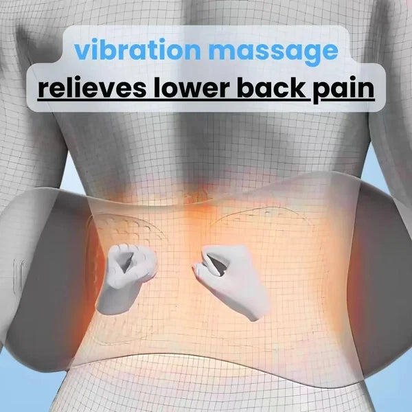 3-In-1 Back Massager with Relief Bed Sleeping Shiatsu Deep Tissue Portable Shoul