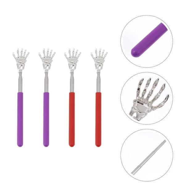 4 Pcs Massage Scratcher Child Handheld Metal Back Scratching Tool
