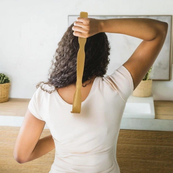 Bamboo 1x Back Scratcher Shoe Horn, 1x Smooth Ball, 1x Back Scratcher Bonger,...